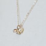 Pearl Sterling Silver Flower Necklace June..