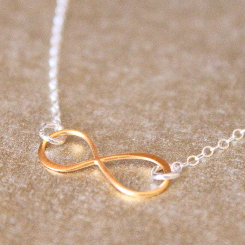 Forever--bali Gold Vermeil Eternity Symbol Necklace